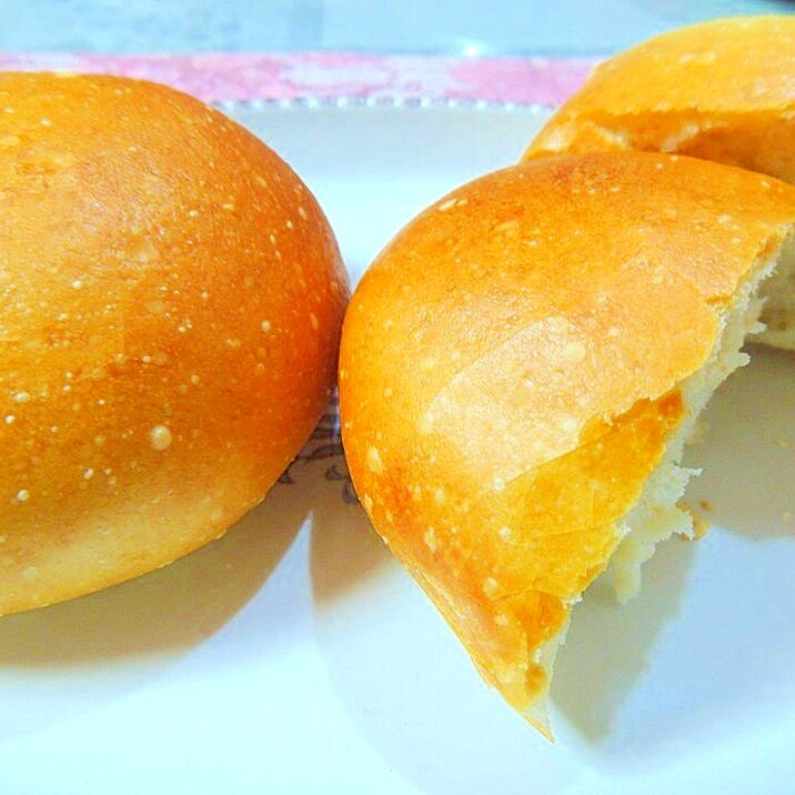 Hbで簡単 ソフトフランスパン 丸フランスパン レシピ 作り方 By やまさ 楽天レシピ